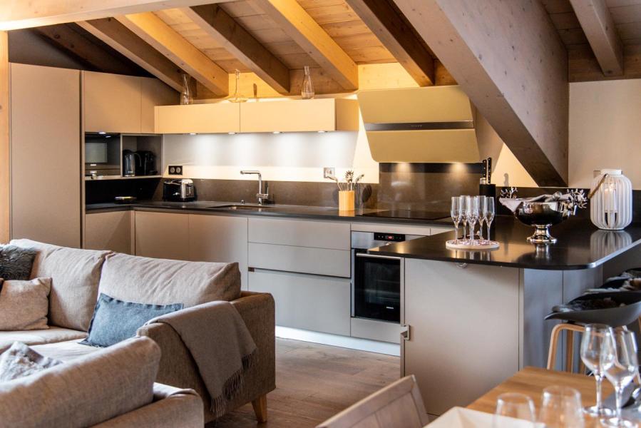 Аренда на лыжном курорте Апартаменты дуплекс 5 комнат 8 чел. (D07) - Mammoth Lodge - Courchevel - Кухня