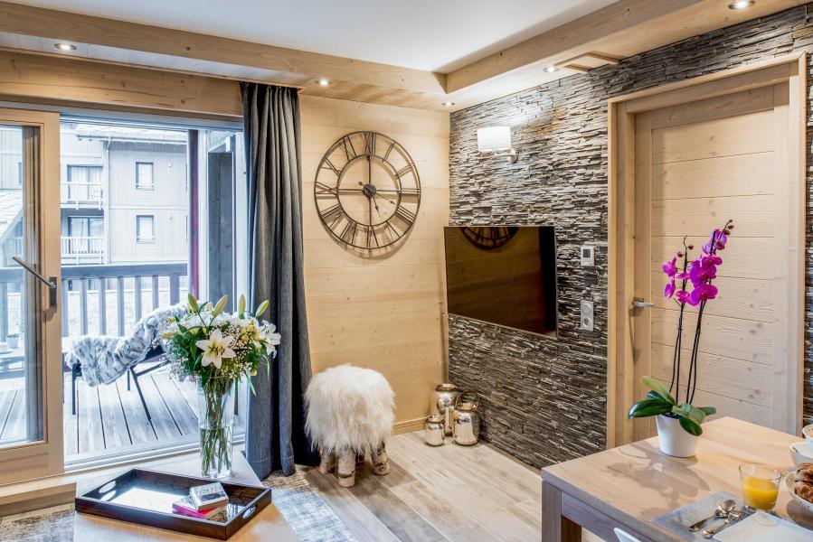 Wynajem na narty Apartament 2 pokojowy kabina 2-4 osób (D08) - Mammoth Lodge - Courchevel - Pokój gościnny