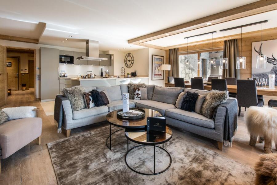 Soggiorno sugli sci Appartamento 5 stanze per 8 persone (D06) - Mammoth Lodge - Courchevel - Soggiorno