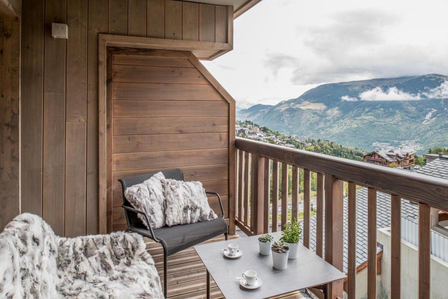 Ski verhuur Appartement 2 kabine kamers 2-4 personen (D08) - Mammoth Lodge - Courchevel - Balkon