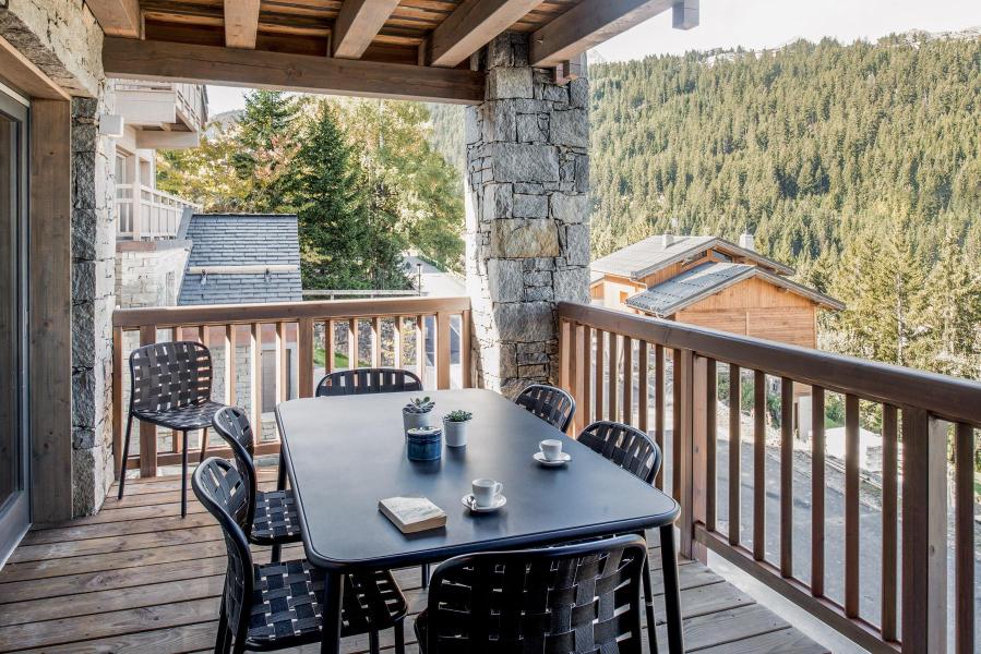 Ski verhuur Appartement 5 kabine kamers 8-10 personen (D02) - Mammoth Lodge - Courchevel - Balkon