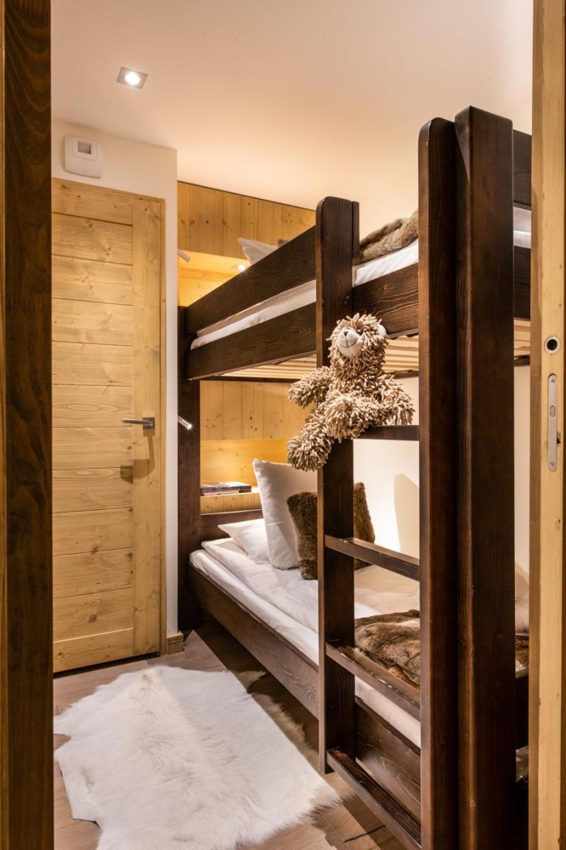 Skiverleih Wohnung 3 Zimmer Kabine 4-6 Personen (D05) - Mammoth Lodge - Courchevel - Offener Schlafbereich