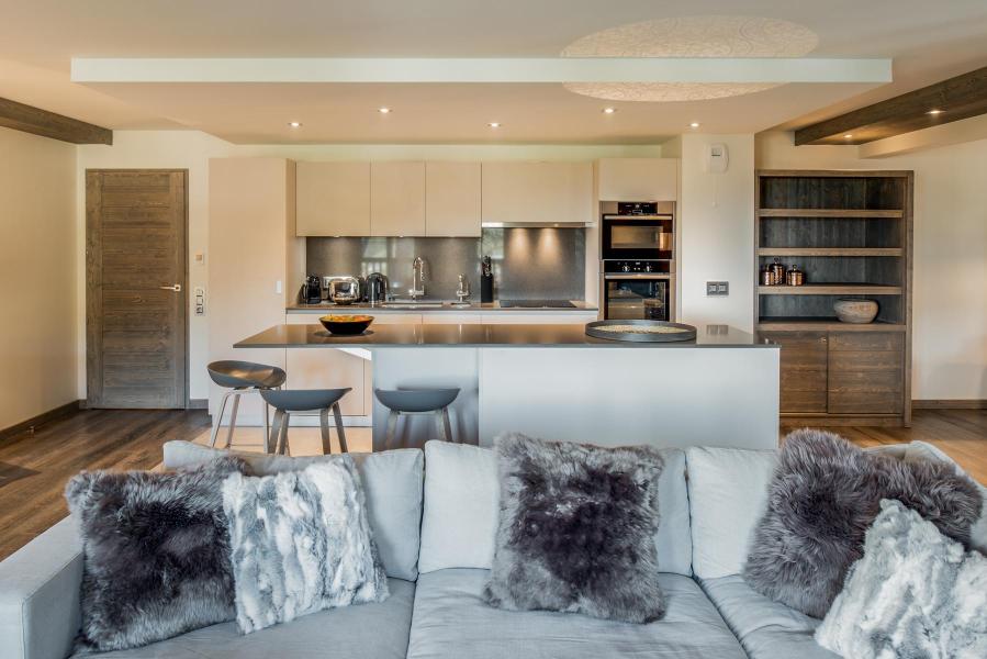 Skiverleih Wohnung 5 Zimmer Kabine 8-10 Personen (D02) - Mammoth Lodge - Courchevel - Küche