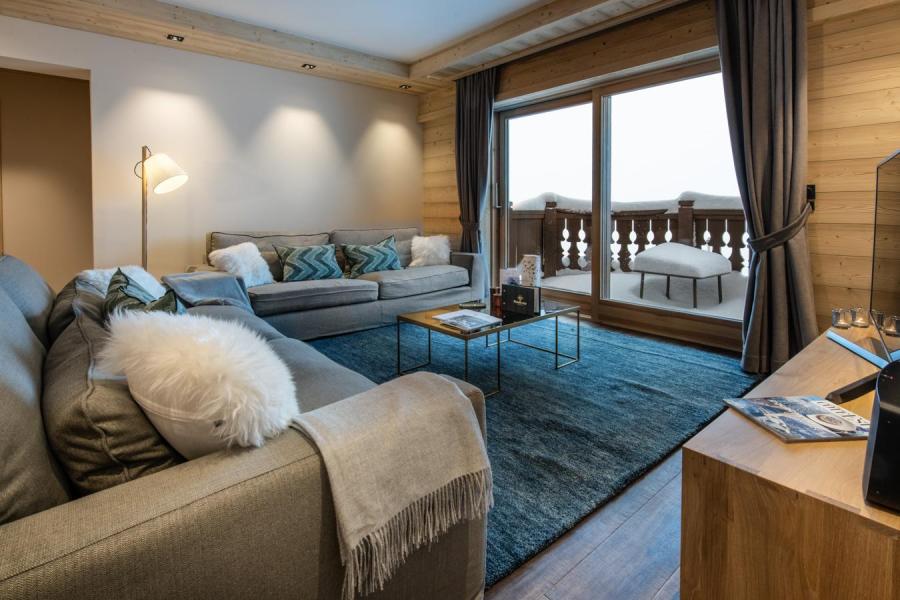 Rent in ski resort 5 room apartment 8-10 people (Punsum) - Manali Lodge - Courchevel - Living room