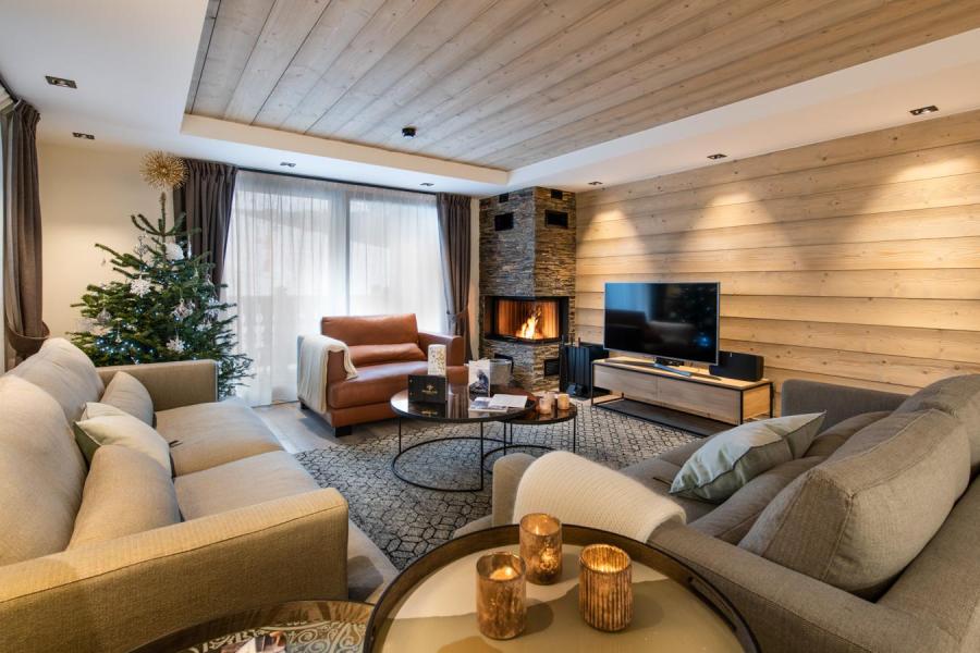 Ski verhuur Appartement 4 kamers 6 personen (Kangto) - Manali Lodge - Courchevel - Woonkamer