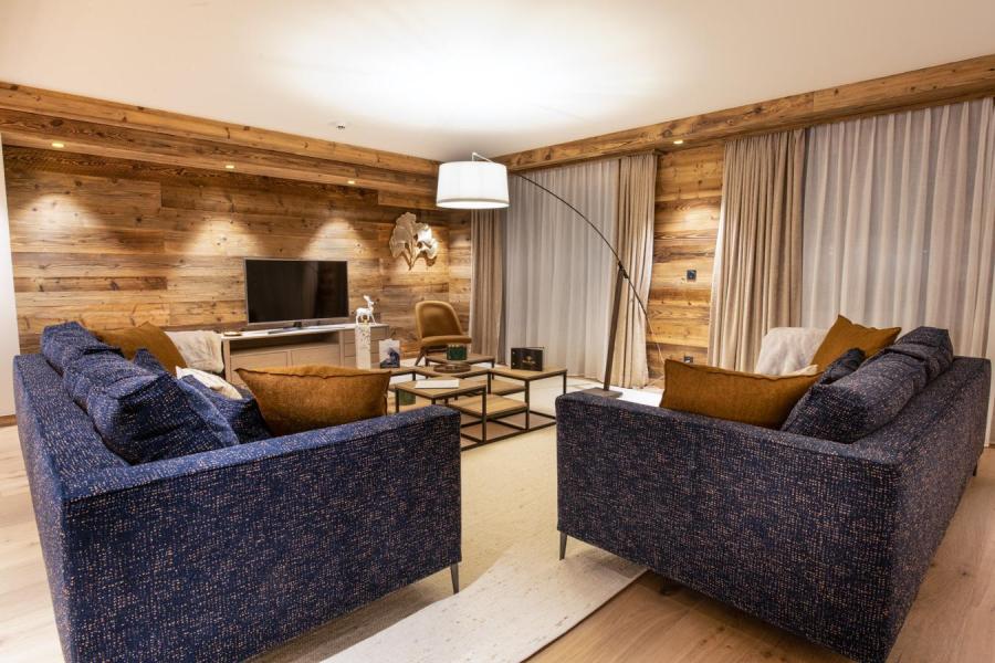 Ski verhuur Appartement 5 kabine kamers 8-10 personen (Kailash) - Manali Lodge - Courchevel - Woonkamer