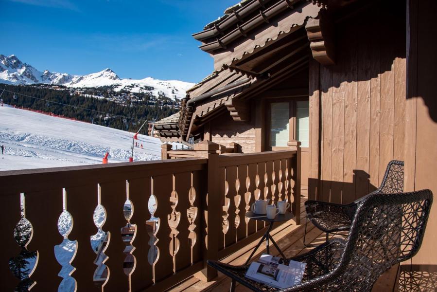 Ski verhuur Appartement 5 kamers 8 personen (Makalu) - Manali Lodge - Courchevel - Balkon