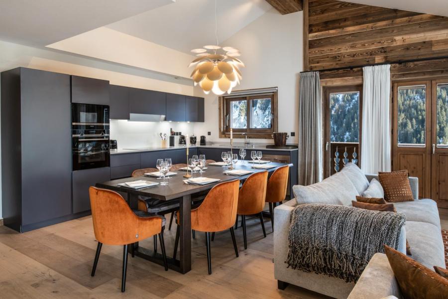 Ski verhuur Appartement 5 kamers 8 personen (Makalu) - Manali Lodge - Courchevel - Woonkamer