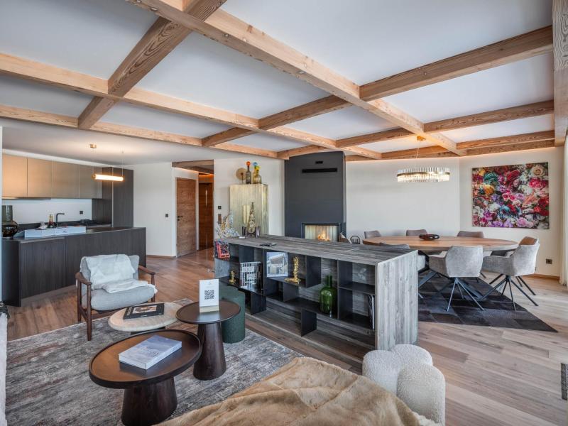 Rent in ski resort 4 room apartment 8 people (Limeo) - Mascara - Courchevel - Living room