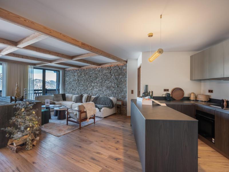 Rent in ski resort 4 room apartment 8 people (Limeo) - Mascara - Courchevel - Living room