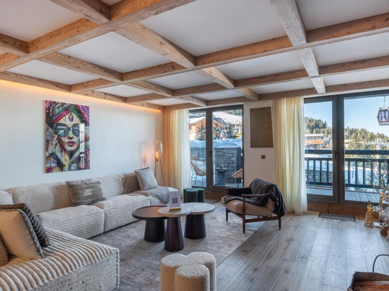 Skiverleih 4-Zimmer-Appartment für 6 Personen (Intresso) - Mascara - Courchevel - Wohnzimmer