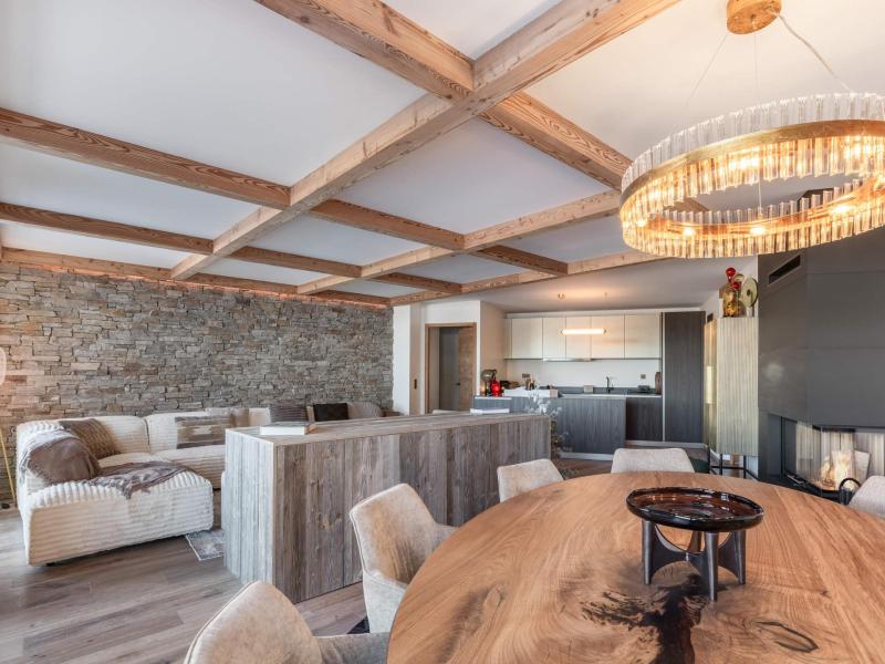 Skiverleih 4-Zimmer-Appartment für 8 Personen (Castano) - Mascara - Courchevel - Wohnzimmer