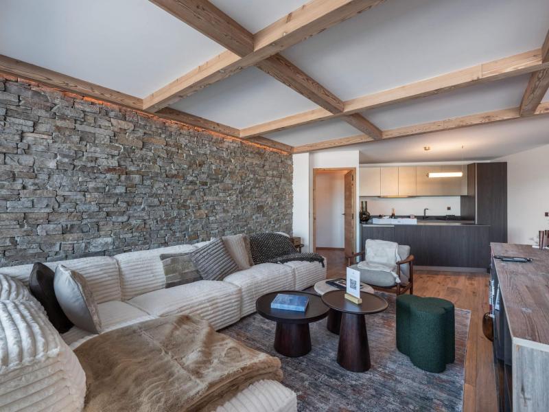 Ski verhuur Appartement 4 kamers 8 personen (Limeo) - Mascara - Courchevel - Woonkamer