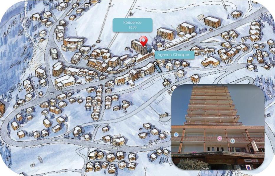 Аренда на лыжном курорте Résidence 1650 - Courchevel - план