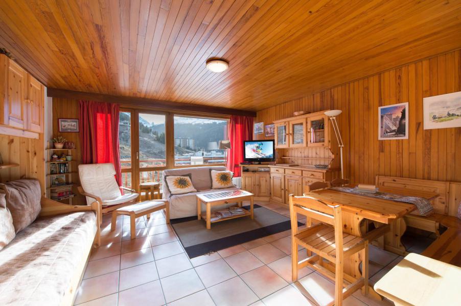 Ski verhuur Appartement 3 kamers 6 personen (RE010X) - Résidence 1650 - Courchevel - Woonkamer