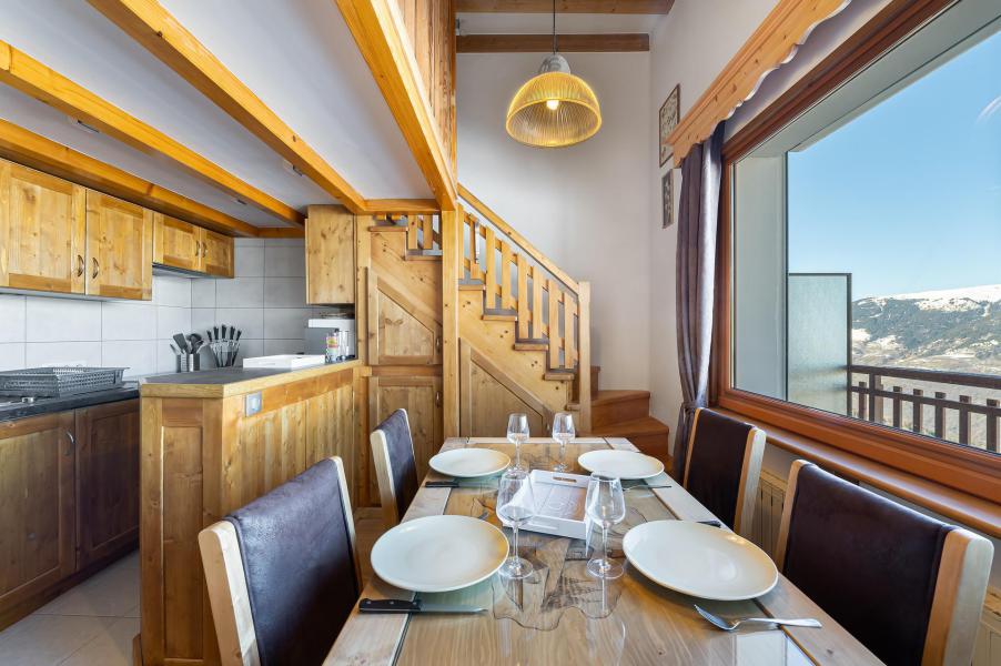 Skiverleih Mezzanin-Studio für 5 Personen (RE012D) - Résidence 1650 - Courchevel - Wohnzimmer