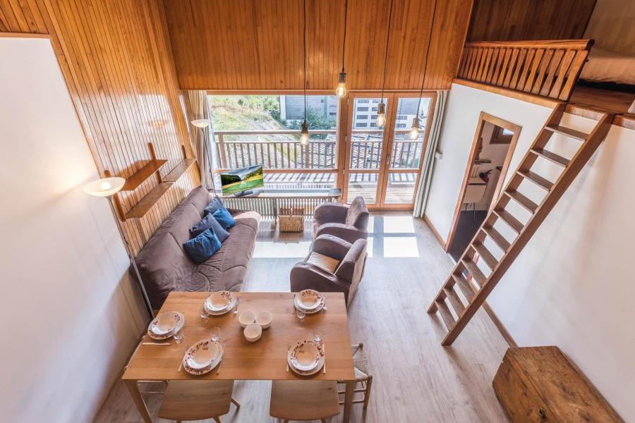 Skiverleih Mezzanin-Studio für 5 Personen (RE012S) - Résidence 1650 - Courchevel - Wohnzimmer