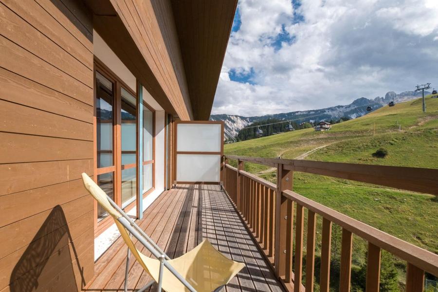 Location au ski Studio mezzanine 5 personnes (RE012S) - Résidence 1650 - Courchevel - Terrasse