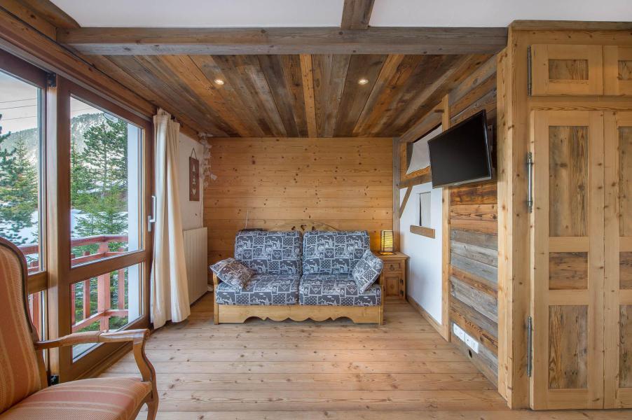 Rent in ski resort Studio sleeping corner 5 people (RE005D) - Résidence 1650 - Courchevel - Living room