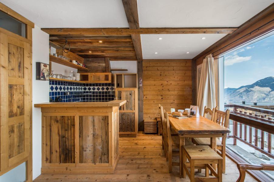 Rent in ski resort Studio sleeping corner 5 people (RE005D) - Résidence 1650 - Courchevel - Living room