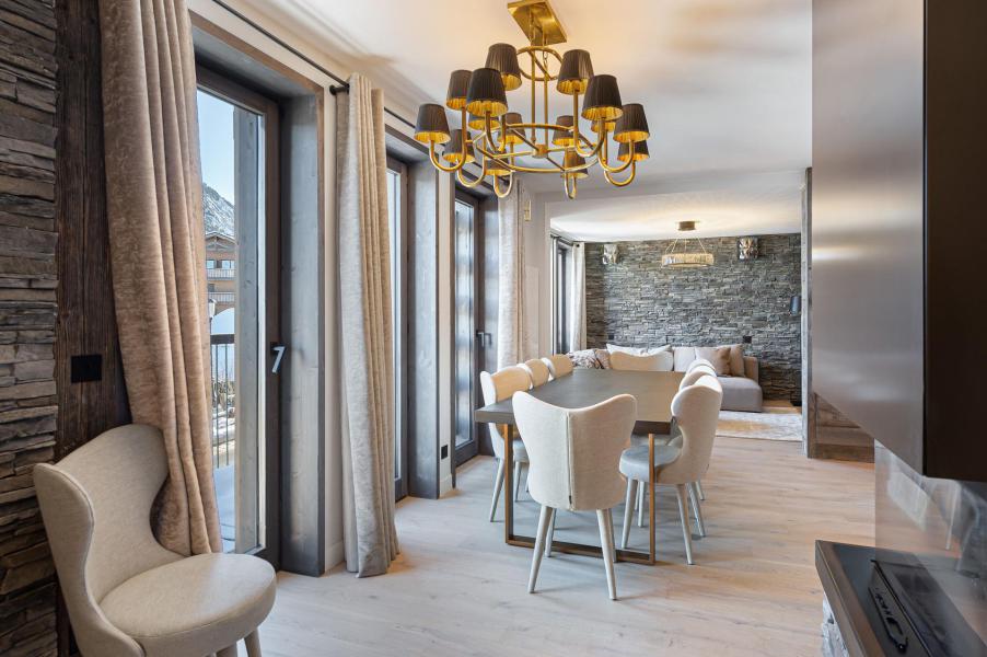 Skiverleih 5-Zimmer-Appartment für 8 Personen (MAIA) - Résidence Alpamayor - Courchevel - Wohnzimmer