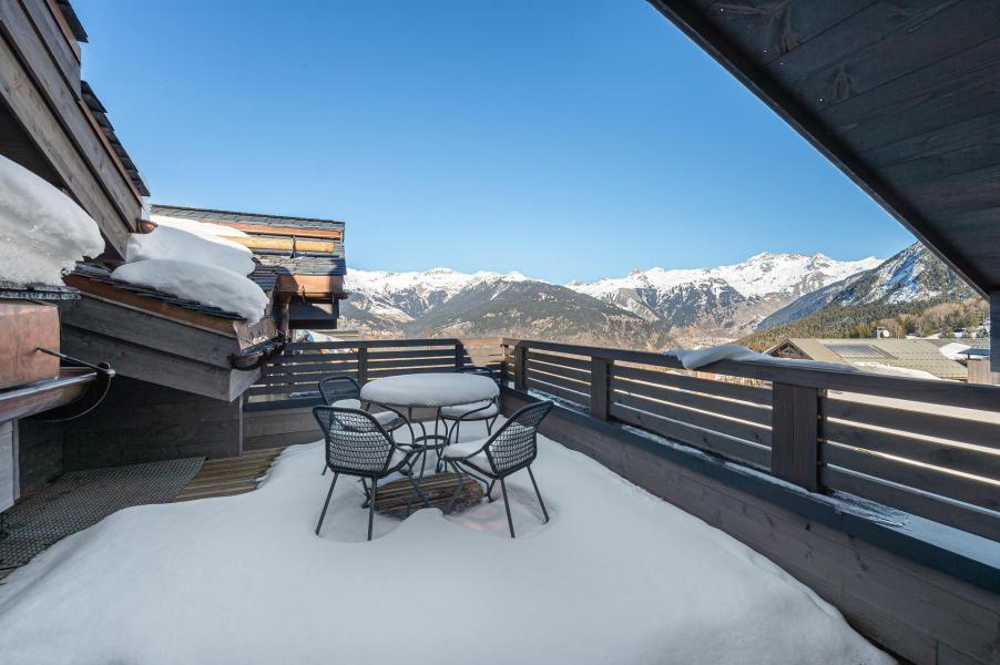 Location au ski Appartement 4 pièces 7 personnes (M6) - Résidence Alpamayor - Courchevel - Terrasse