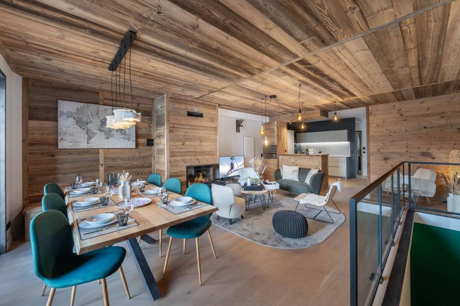 Ski verhuur Appartement 5 kamers 10 personen (YERPA 1) - Résidence Alpamayor - Courchevel - Woonkamer