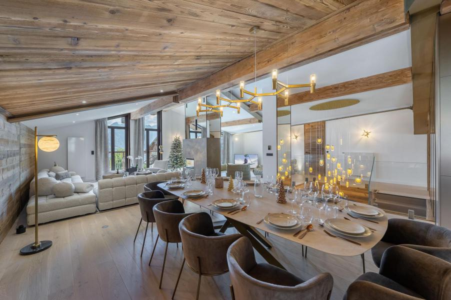 Ski verhuur Appartement 5 kamers 11 personen (YERPA 2) - Résidence Alpamayor - Courchevel - Woonkamer