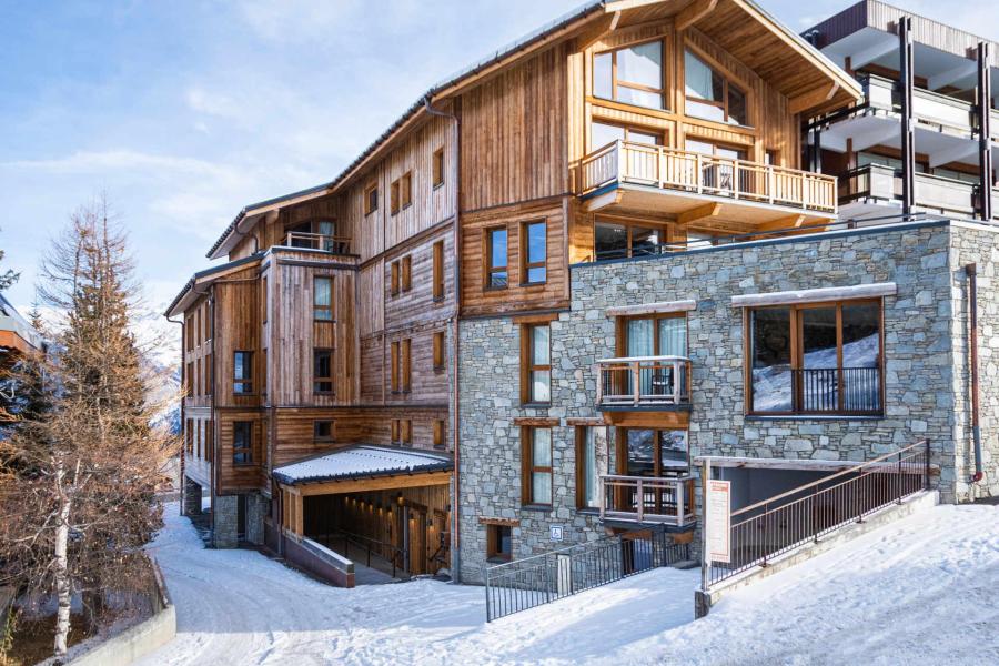 Аренда на лыжном курорте Résidence Ancolies - Courchevel - зимой под открытым небом