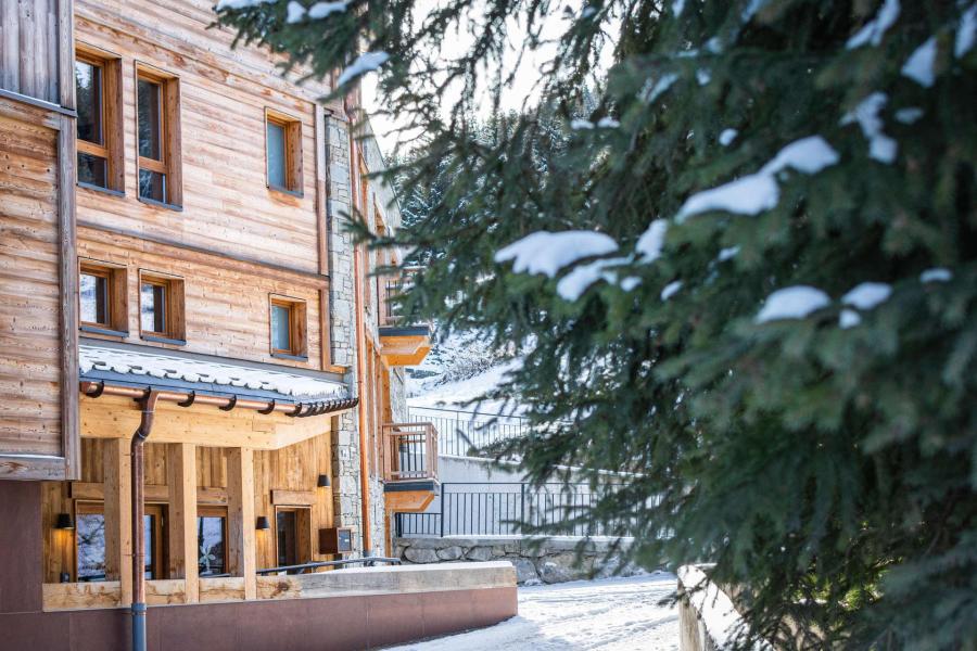 Аренда на лыжном курорте Résidence Ancolies - Courchevel - зимой под открытым небом