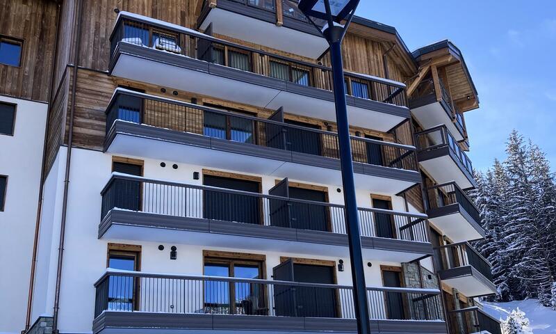 Аренда на лыжном курорте Résidence Ariondaz Hellebore - Courchevel - зимой под открытым небом