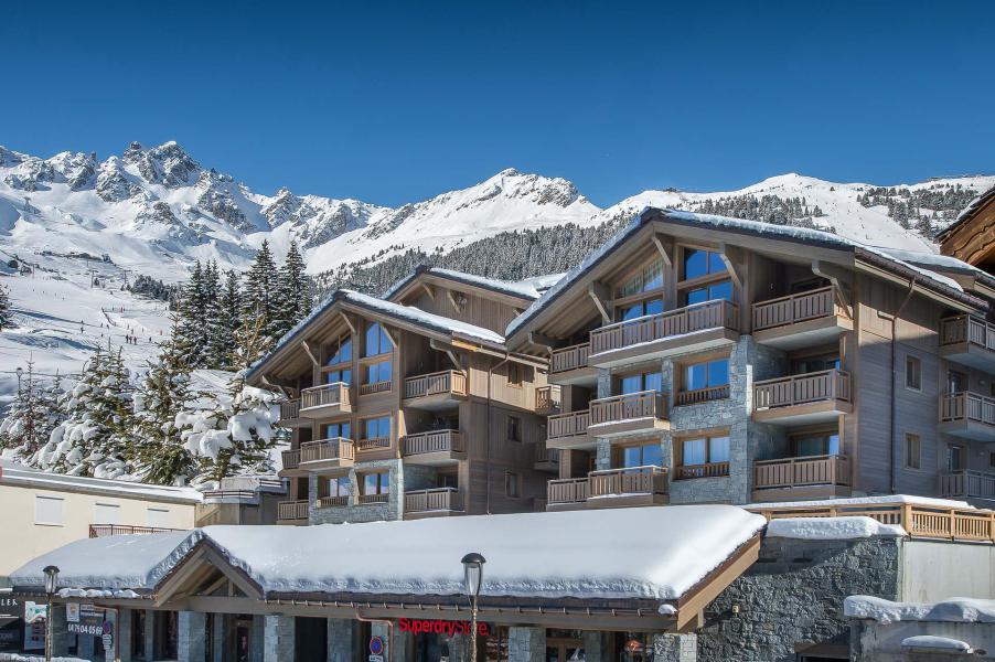 Location au ski Résidence Aspen Lodge - Courchevel - Extérieur hiver