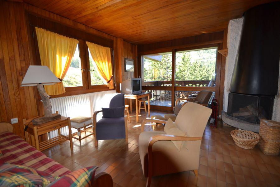 Ski verhuur Appartement 3 kamers 5 personen (14) - Résidence Bouquetins - Courchevel - Woonkamer