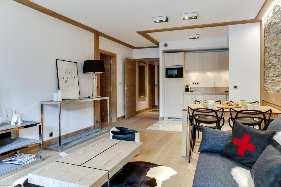 Rent in ski resort 3 room apartment 6 people (243) - Résidence Carré Blanc - Courchevel - Living room