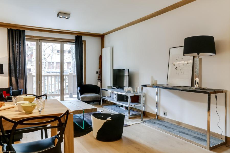 Skiverleih 3-Zimmer-Appartment für 6 Personen (243) - Résidence Carré Blanc - Courchevel - Wohnzimmer
