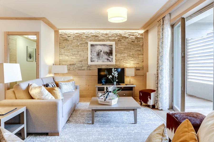 Rent in ski resort 4 room apartment 6 people (121) - Résidence Carré Blanc - Courchevel - Living room