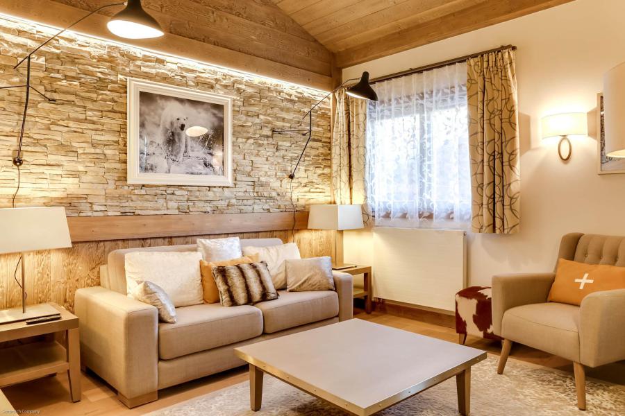 Rent in ski resort 4 room apartment 6 people (140) - Résidence Carré Blanc - Courchevel - Living room