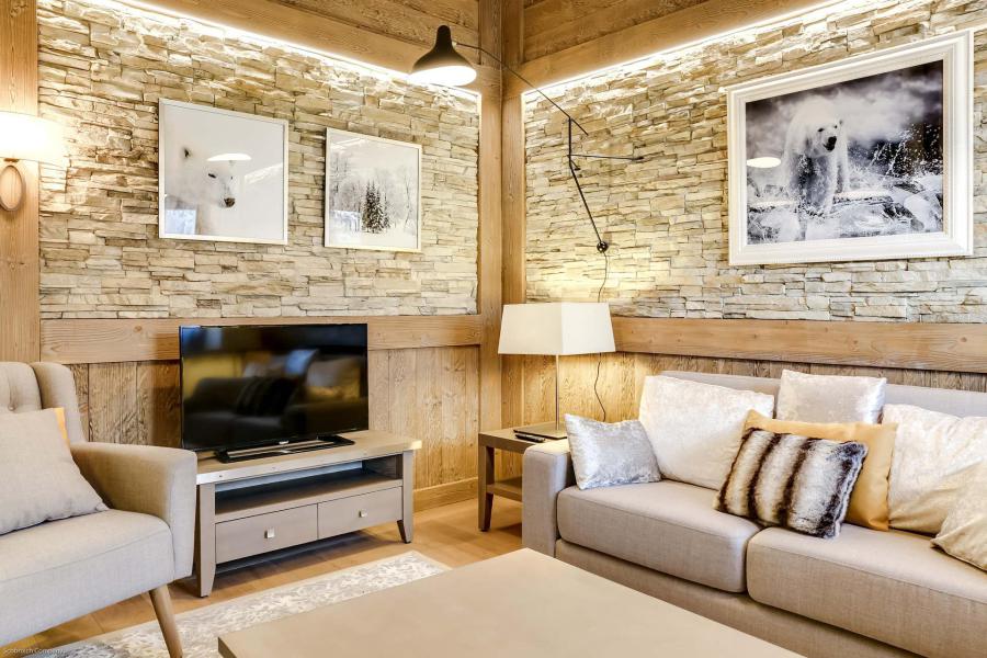 Аренда на лыжном курорте Апартаменты 4 комнат 6 чел. (140) - Résidence Carré Blanc - Courchevel - Салон