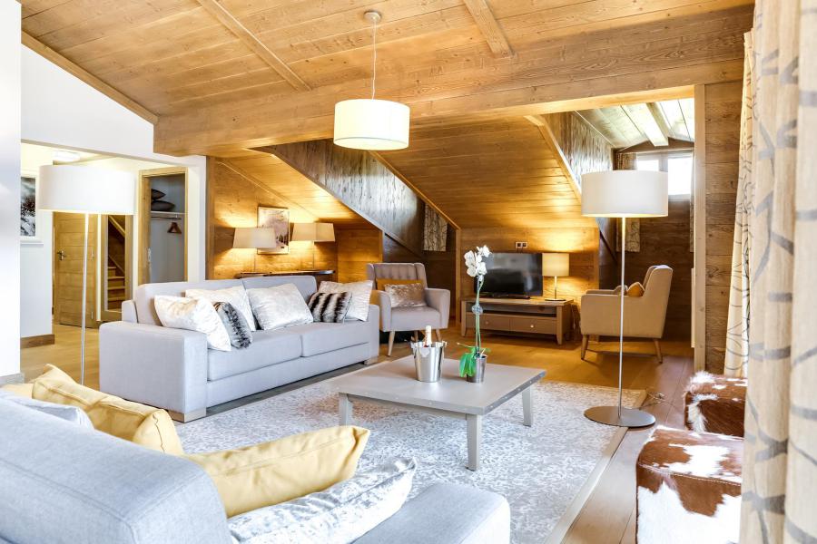 Rent in ski resort 4 room apartment 6 people (141) - Résidence Carré Blanc - Courchevel - Living room