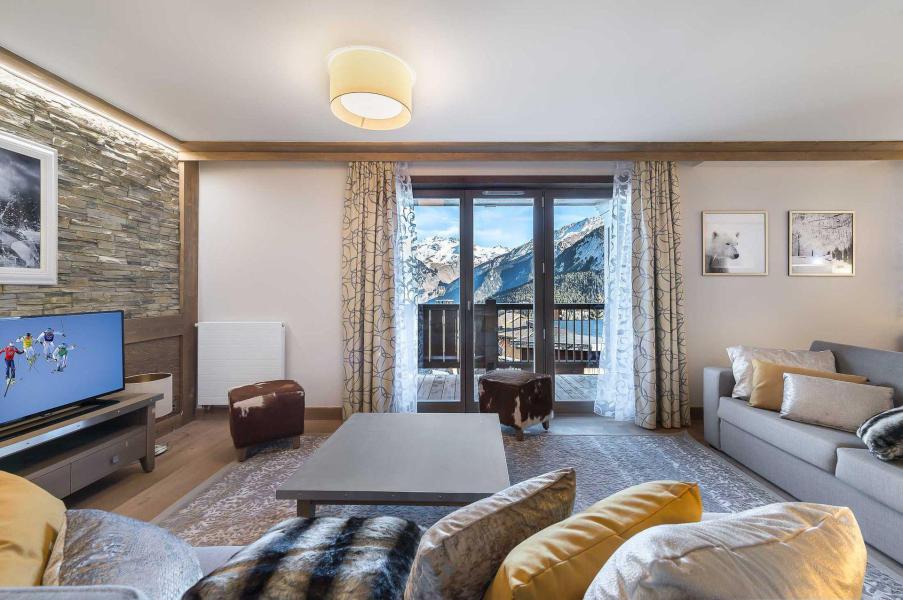 Rent in ski resort 4 room apartment 8 people (131) - Résidence Carré Blanc - Courchevel - Living room