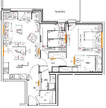 Skiverleih 3-Zimmer-Appartment für 6 Personen (243) - Résidence Carré Blanc - Courchevel