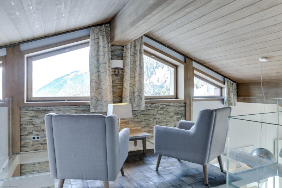 Wynajem na narty Apartament duplex 6 pokojowy 11 osób (250) - Résidence Carré Blanc - Courchevel - Pokój gościnny