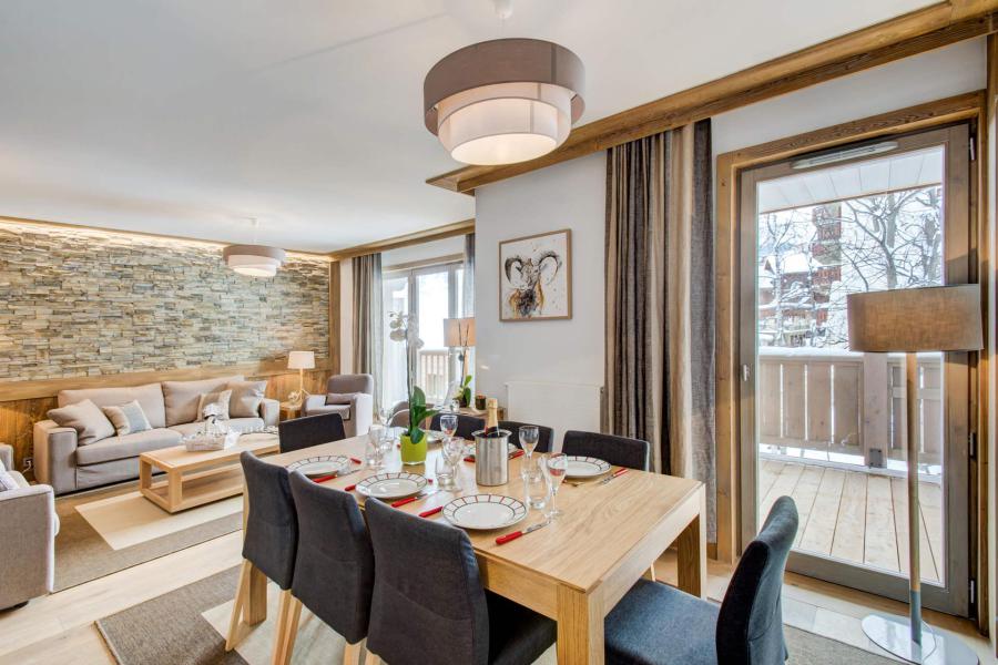 Ski verhuur Appartement 4 kamers 6 personen (251) - Résidence Carré Blanc - Courchevel - Woonkamer