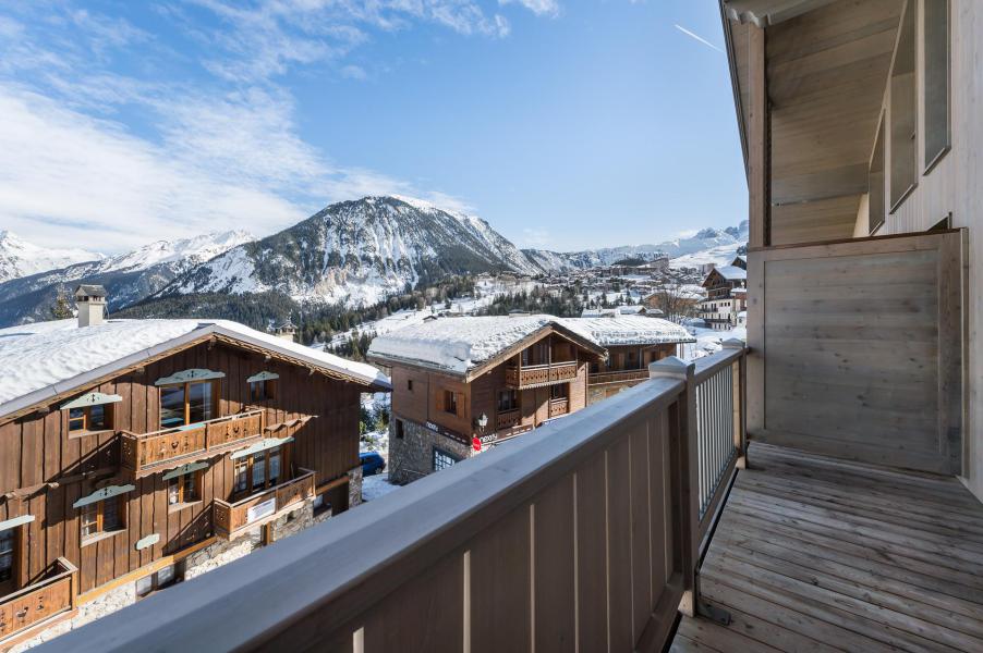 Ski verhuur Résidence Carré Blanc - Courchevel - Balkon