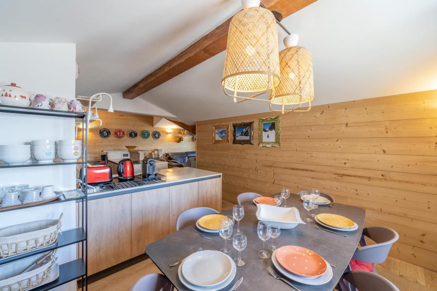 Skiverleih 4-Zimmer-Appartment für 6 Personen (8) - Résidence Chalet de l'Ourse - Courchevel - Wohnzimmer