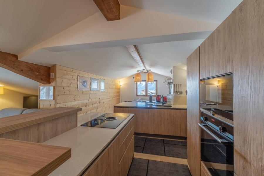 Ski verhuur Appartement 4 kamers 6 personen (8) - Résidence Chalet de l'Ourse - Courchevel - Keukenblok