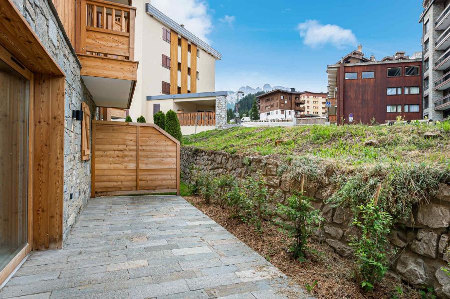 Skiverleih 2-Zimmer-Appartment für 4 Personen (RC03) - Résidence Chantemerle - Courchevel - Terrasse