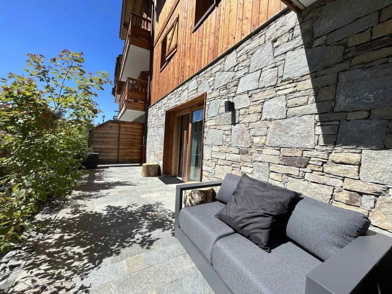 Skiverleih 2-Zimmer-Appartment für 4 Personen (RC03) - Résidence Chantemerle - Courchevel - Terrasse