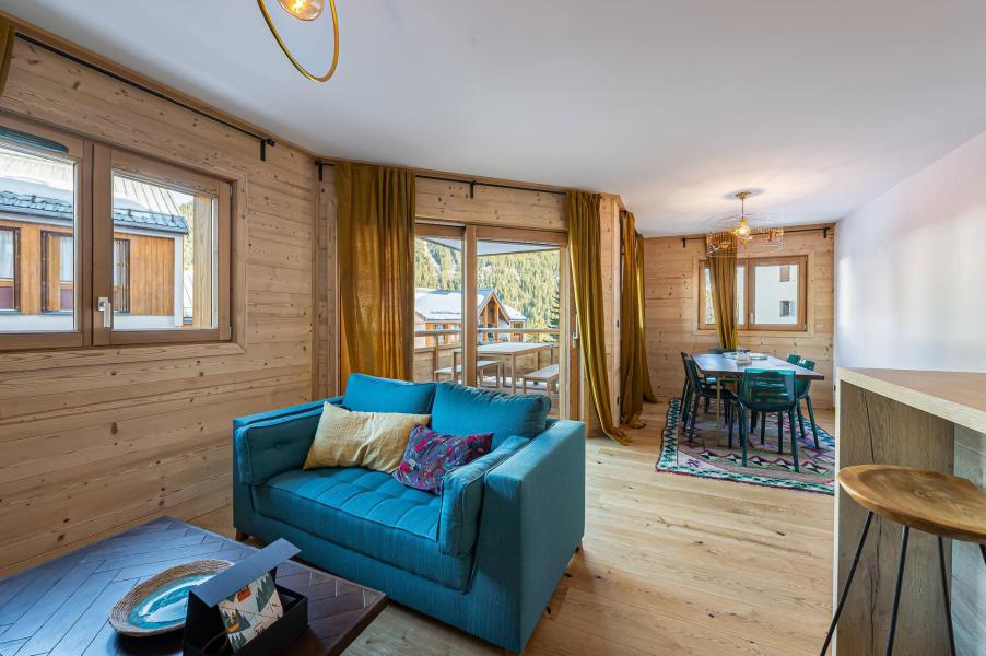 Rent in ski resort 3 room apartment 6 people (RC01) - Résidence Chantemerle - Courchevel - Living room