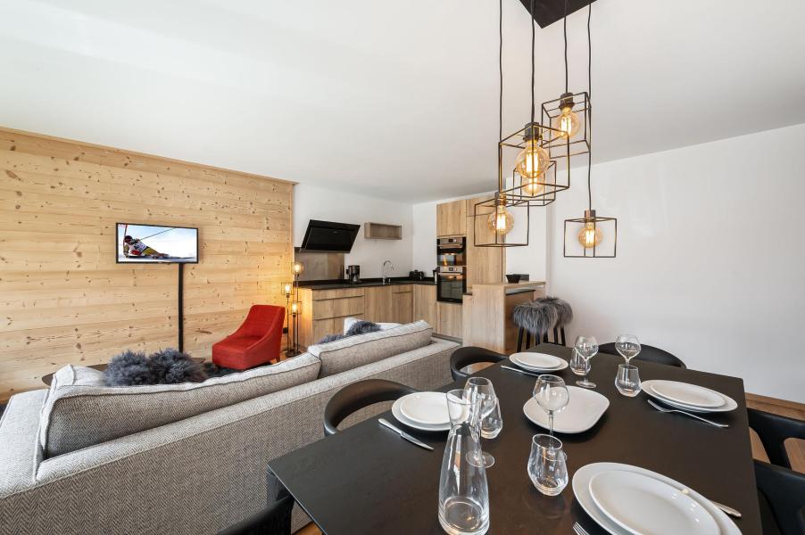 Skiverleih 3-Zimmer-Appartment für 4 Personen (103) - Résidence Chantemerle - Courchevel - Wohnzimmer